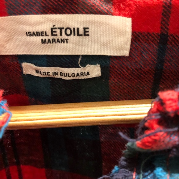 Isabel Maranf Etoile plaid shirt - Picture 4 of 4